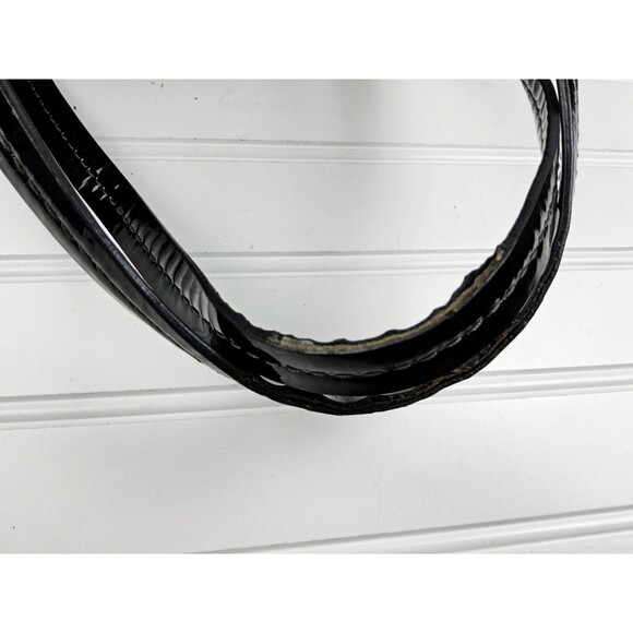 Coach Peyton Op Art Embossed Patent Carryall Double Zip F24607 Handbag Purse - Picture 12 of 13